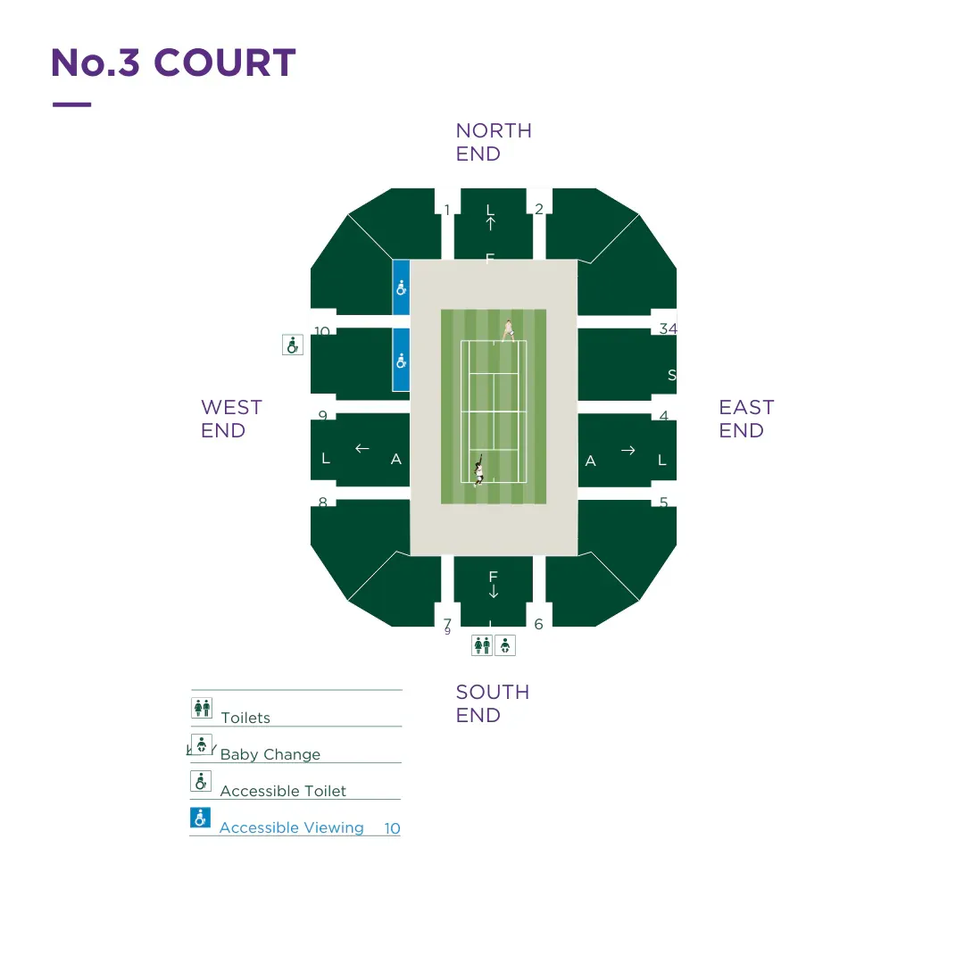 Court No. 3 PreSale Tickets - Wimbledon 2026