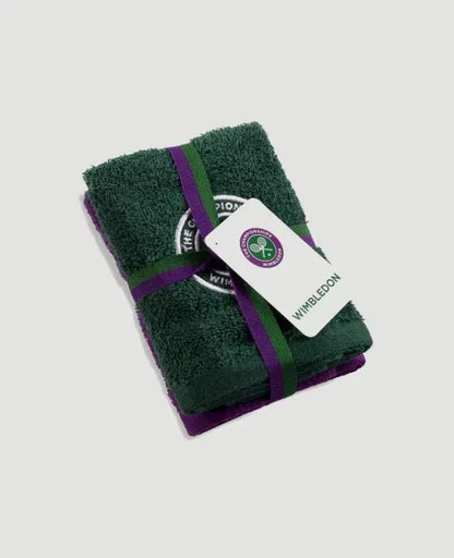 Classic Green and Purple Face Towel
